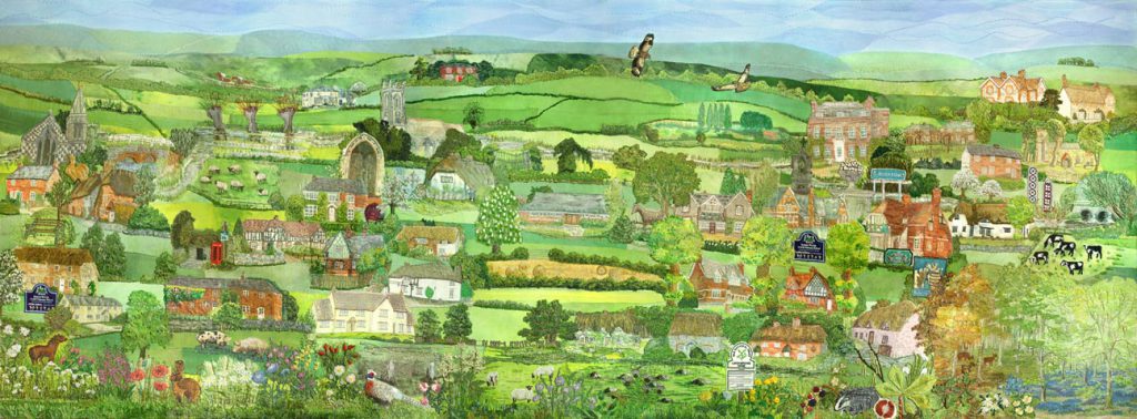 tapestry of Lockeridge, West Overton and Manton East Kennet